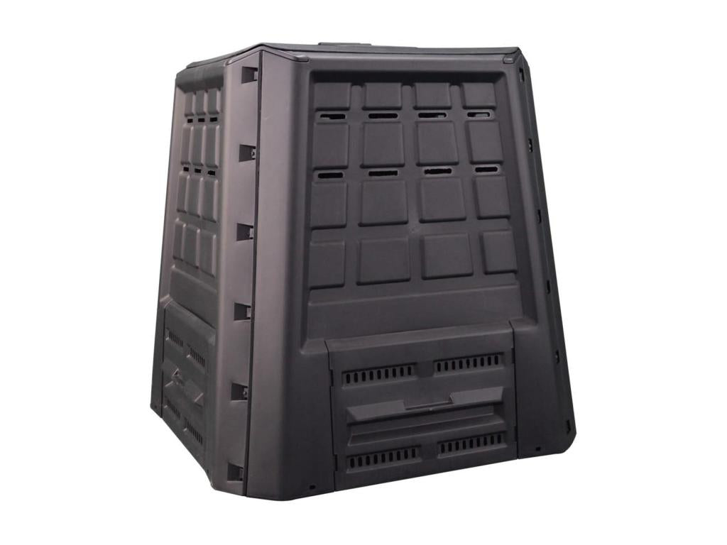 Zensova Garden Compost Bin/Container for Home Composting Made in Italy 80x80x82 cm Anthracite UDMF94191