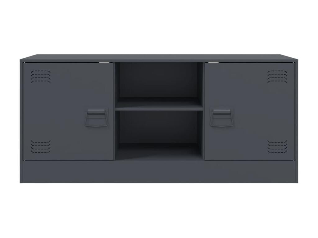 Anthracite TV stand 99x39x44 cm steel UHYB43792