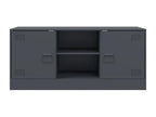 Anthracite TV stand 99x39x44 cm steel UHYB43792