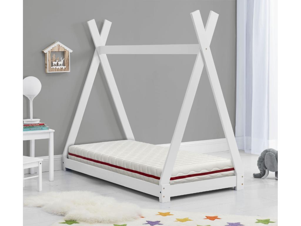 80x190 cm Children's Bed Mattress, 18 cm Thick, Zafir Spring, Pocket Springs, Removable Cover, Ideal for Trundle Beds, Cabin Beds and Montessori Beds, CRBG87859
