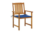 Garden chairs with cushions, 4 pieces, solid Lysvia wood, WUMM12251