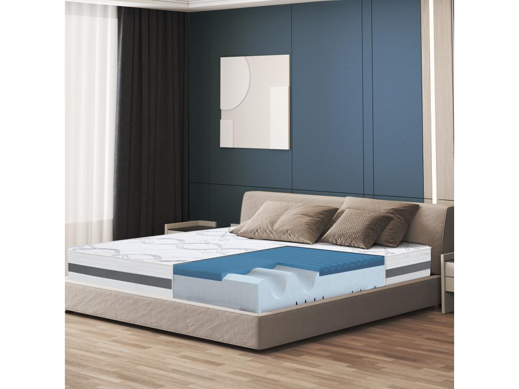 Single 90x175 Memory Foam Mattress - Premium Quality - Height 22 cm - Made in Italy YPDZ69348