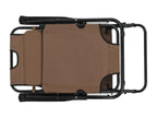 Folding sun loungers, 2 brown, 175x61x87 cm, 02 0011943 JLLQ28298
