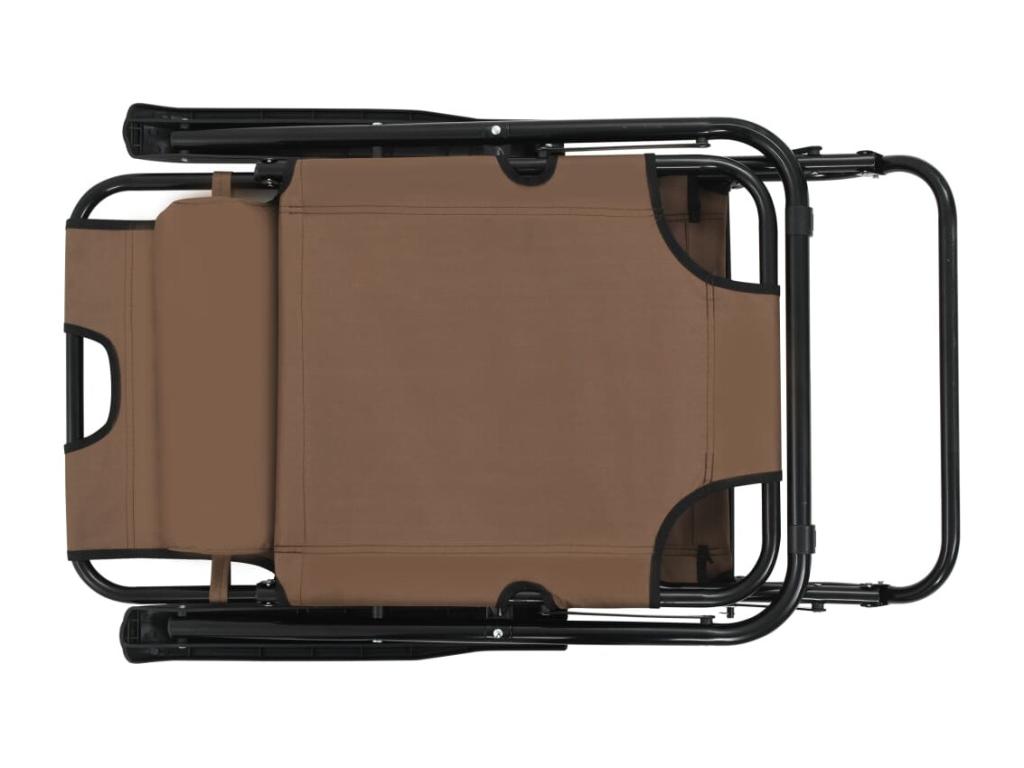 Folding sun loungers, 2 brown, 175x61x87 cm, 02 0011943 JLLQ28298