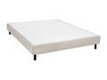 Lysvia - Upholstered, Detachable Bed Base 160x200cm 2x20 Lysvia Linen Grey NWIU73825