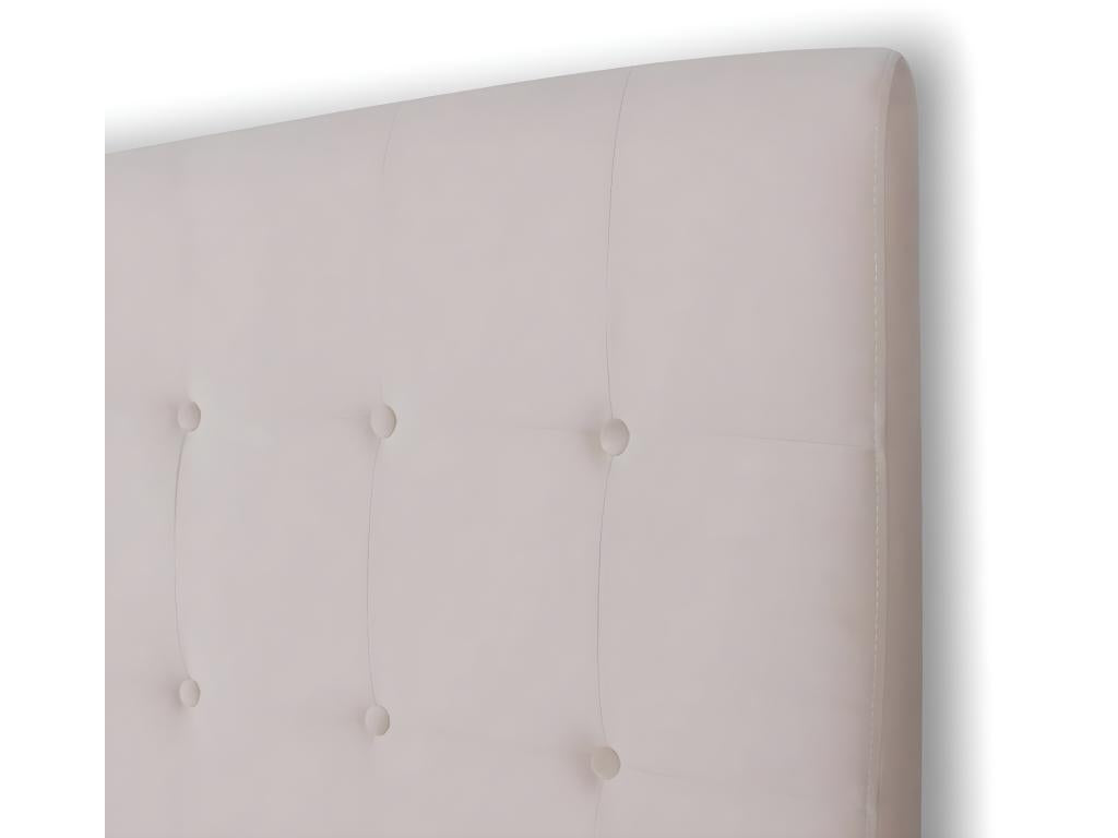 Premium Velvet Upholstered Headboard 140cm Beige TUNH05763