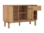Lysvia Buffet 114x43x73.5 cm Solid Pine Wood IYJM83141
