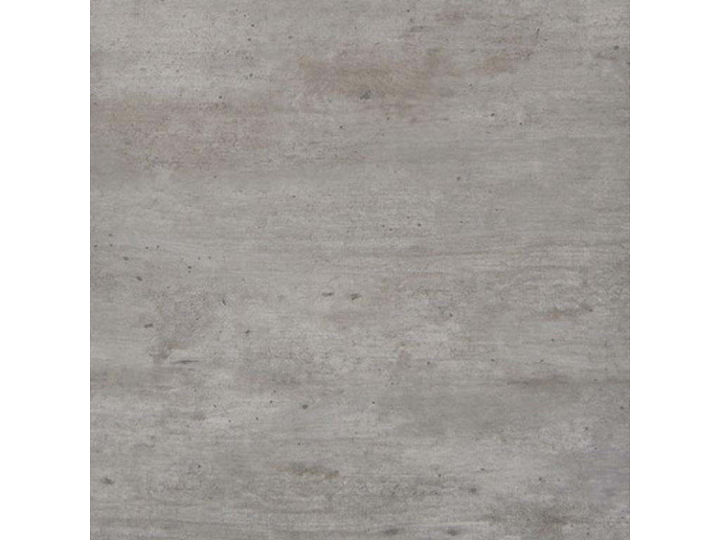 Table 120x70 cm - Round with white base and natural concrete finish CMUX81980