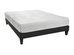 Le Cajoleur foam mattress set with Lysvia grey bed base and legs 140x190 RPJR21110