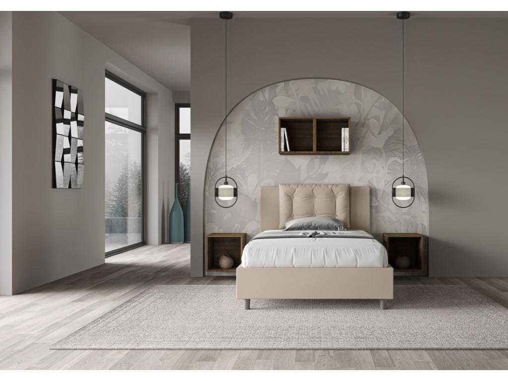 Dormeva CETJ58775 Single Bed (1.5 person) without slatted base, upholstered, 120x210 cm, faux leather