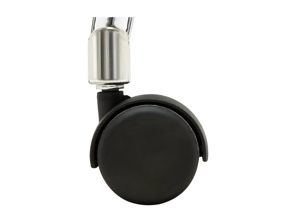 Lysvia OTUP45027 White Faux Leather and Grey Bentwood Office Chair