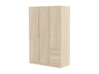 3-door, 3-drawer wardrobe, W121 x H180 cm QIZB28241