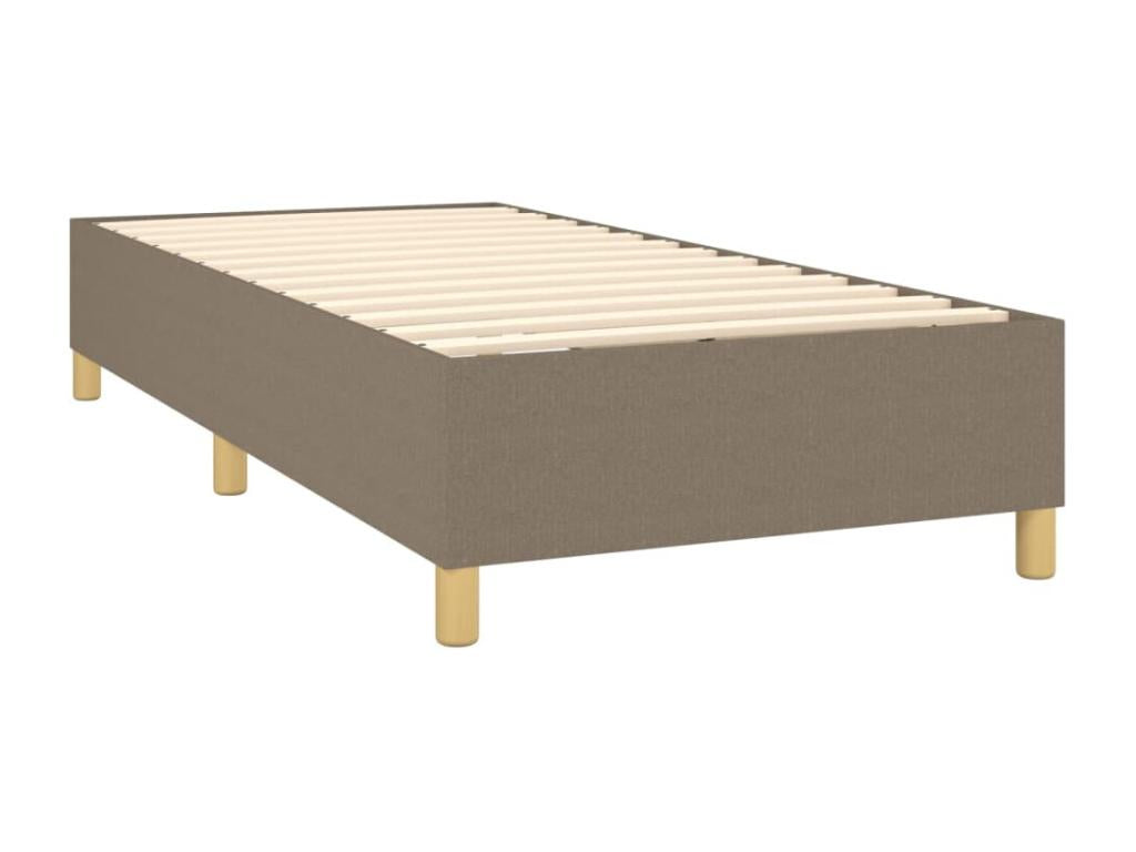 Lysvia bed base and mattress with LED lighting, 90x190 cm, fabric JVLD20628