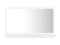 Bathroom Mirror, White, 60x10.5x37 cm, Engineered Wood, ALMT77383