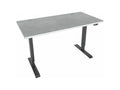 Electric sit-stand desk 140x70 cm - Light grey top / Legs in your choice of colour IEVB29378