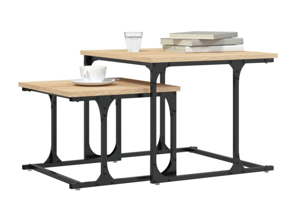 Dormeva engineered oak nesting coffee table, 2 pieces, JADZ07042