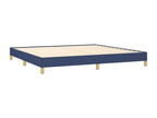 Blue Bed Frame 200x200 cm Fabric KGLW12596