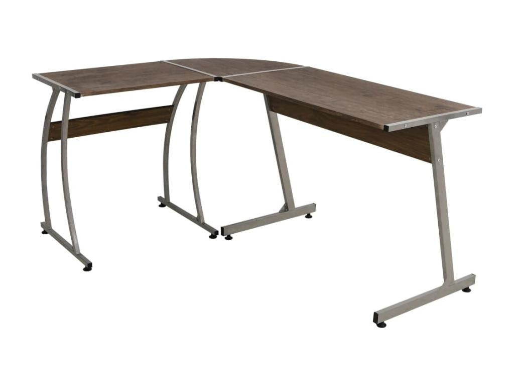 Brown wooden desk/table 152x117x74 cm 02 0023690 DJRG81718