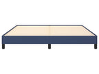 Blue bed frame without mattress, 160x200 cm, fabric AVFF77624