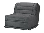 Dormeva 1-seater BZ armchair 90x190 fabric with 12cm mattress - Dark Blue XAES45116