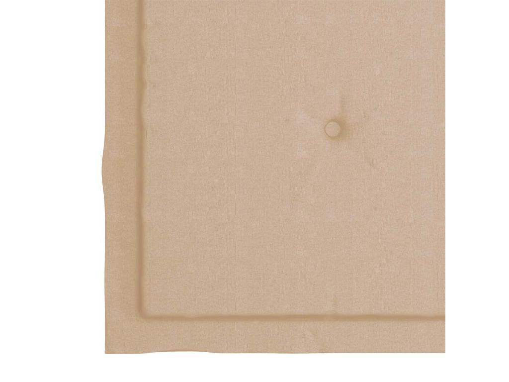 Folding outdoor chairs, set of 2, and cushions, Lysvia wood, GXLV30614