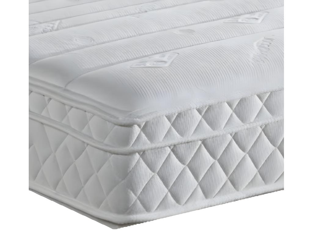 Dormeva 4cm Pocket Spring Mattress with Memory Foam, 90x200cm, 23cm High, Firm Comfort, MNHQ20916