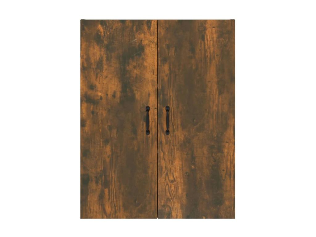 Wall-mounted cabinet, smoked oak, 69.5x34x90 cm, engineered wood, WJEQ86282