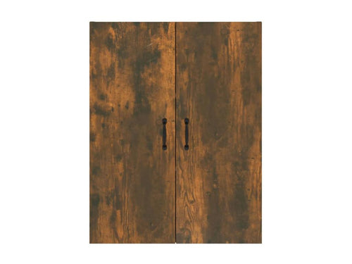 Wall-mounted cabinet, smoked oak, 69.5x34x90 cm, engineered wood, WJEQ86282