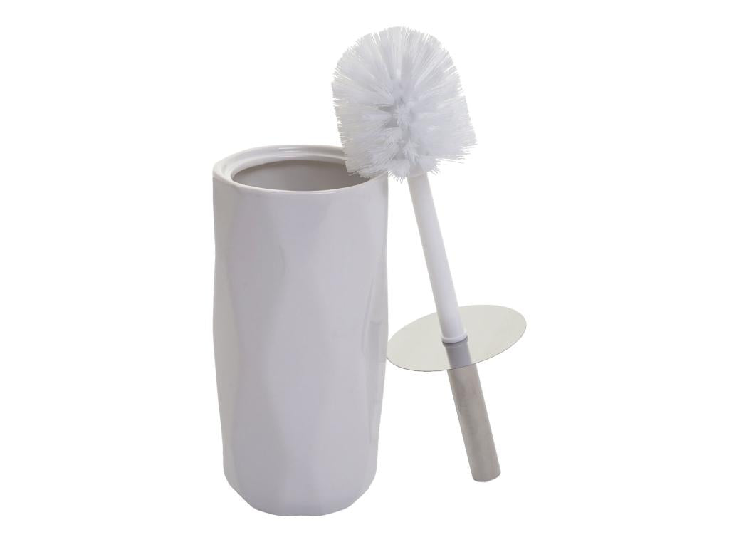 Dormeva-H88 5-piece bathroom set with ceramic bathroom accessories - white EBZO29365