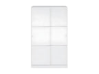Sliding wardrobe with 2 doors, white - Dormeva - W 120 x D 50 x H 200 cm EKVS96836