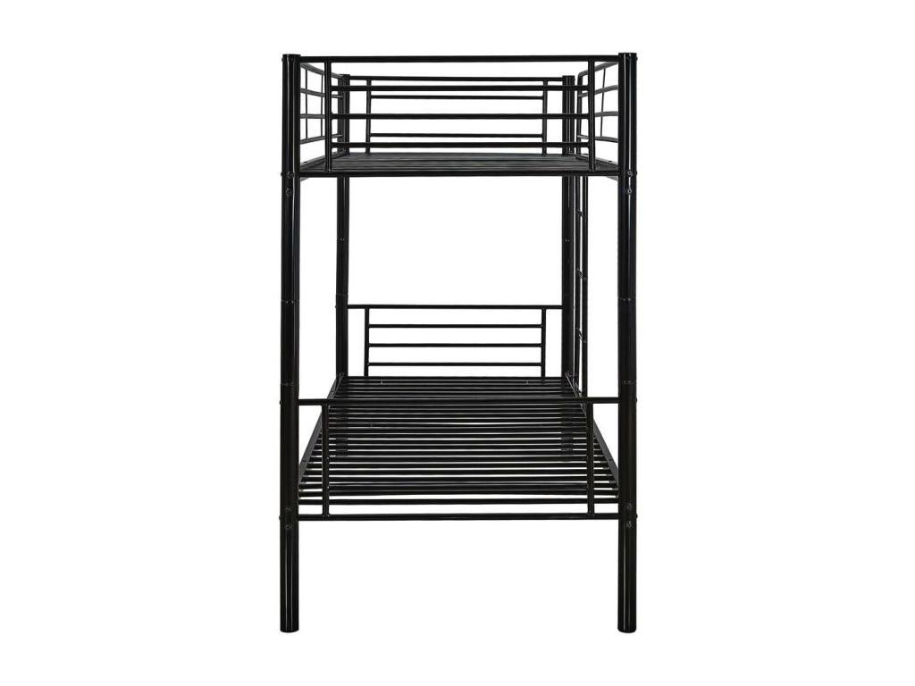 Lysvia Bunk Bed - 90x190 cm - Metal - Black FNSG32383