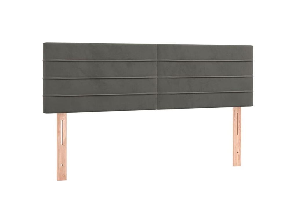 Dormeva bed base with LED mattress, dark grey, 140x200 cm, ONEW49973