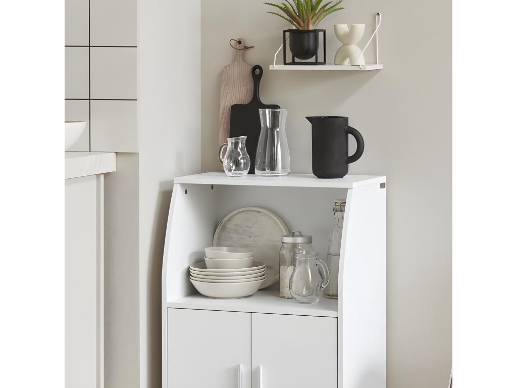 Dormeva Microwave Oven with Dormeva Kitchen Storage Cabinet FRG241-W EUDE99652