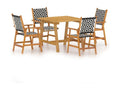 Brown wooden dining room set 56x62x92 cm 02 0013753 PGOE98877