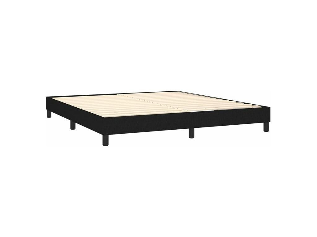 Dormeva bed base with black mattress 160x200 fabric KBBS49064