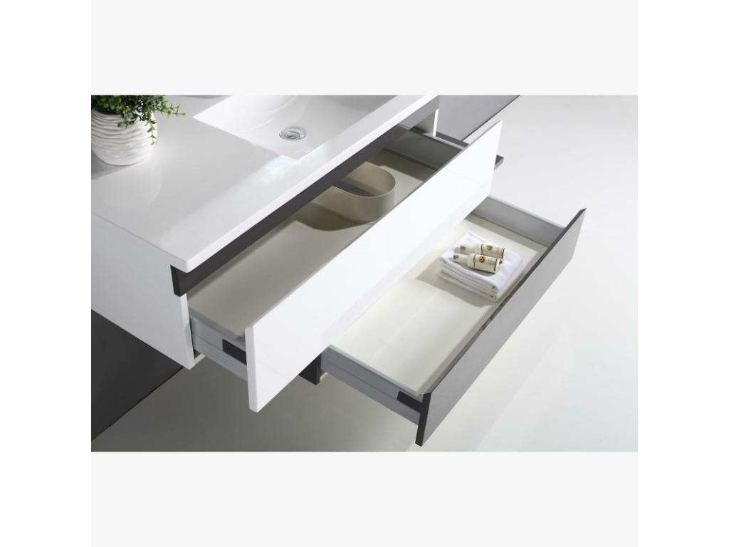 Dormeva VAGU01445 90cm Grey and White Bathroom Set