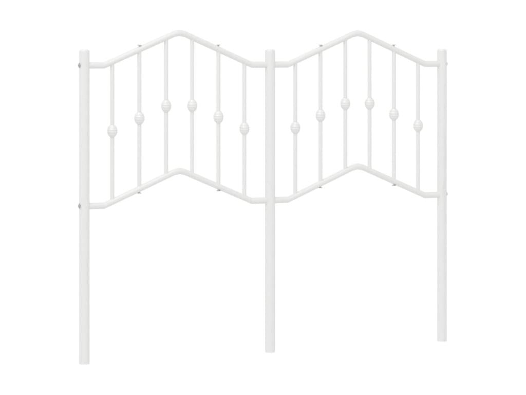 White metal headboard 120cm JDCF43890