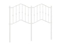 White metal headboard 120cm JDCF43890