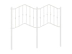 White metal headboard 120cm JDCF43890
