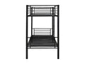 Lysvia Bunk Bed - 90x190 cm - Metal - Black FNSG32383