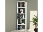 Lysvia White Bookshelf 41.8x41.8x160.8 cm Lysvia HSZG69701