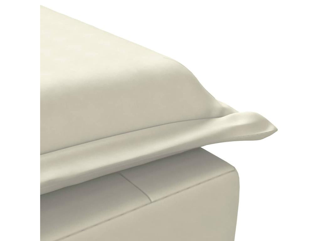 Massage chaise lounge with cream velvet bolster FXSI81747