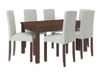 Lysvia chair in dark walnut wood with choice of fabric, 27119 HVNJ09385