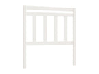 White Headboard 106x4x100 cm Solid Pine Wood IFVZ55764
