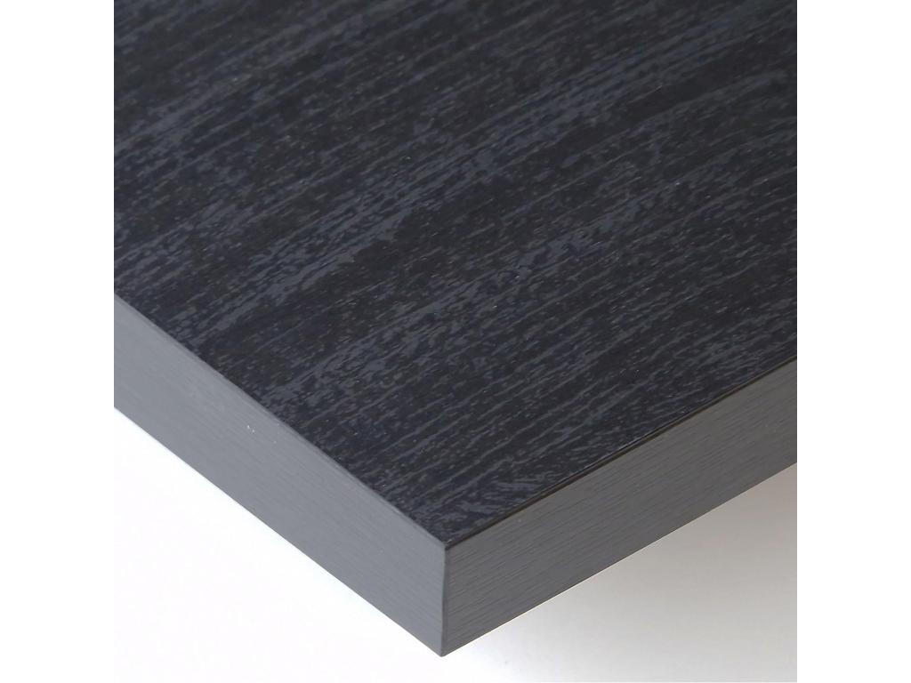 Dining Table Set 170cm Oak and Black Industrial Style Dining Table Set of 4 Dining Chairs Upholstered Chair CLFF07868