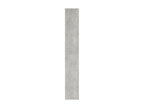 Bookshelf/Room Divider, Concrete Grey, 40x30x198 cm, DPKO38198
