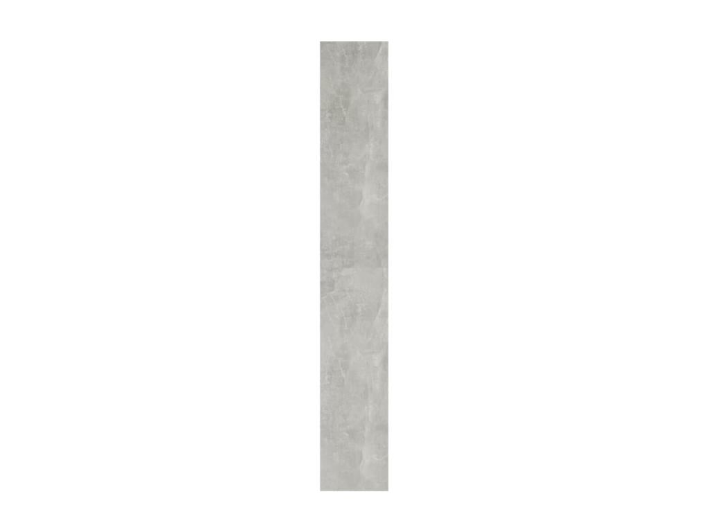 Bookshelf/Room Divider, Concrete Grey, 40x30x198 cm, DPKO38198