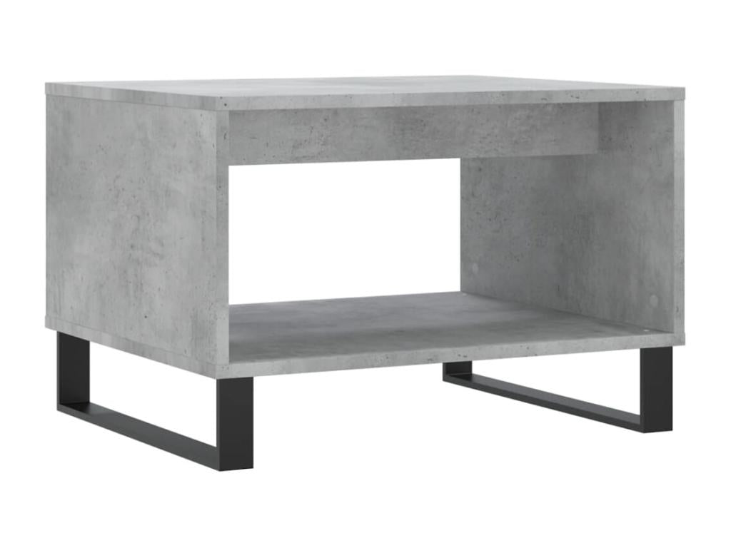 Concrete grey coffee table 60x50x40 engineered wood ZXCV14841