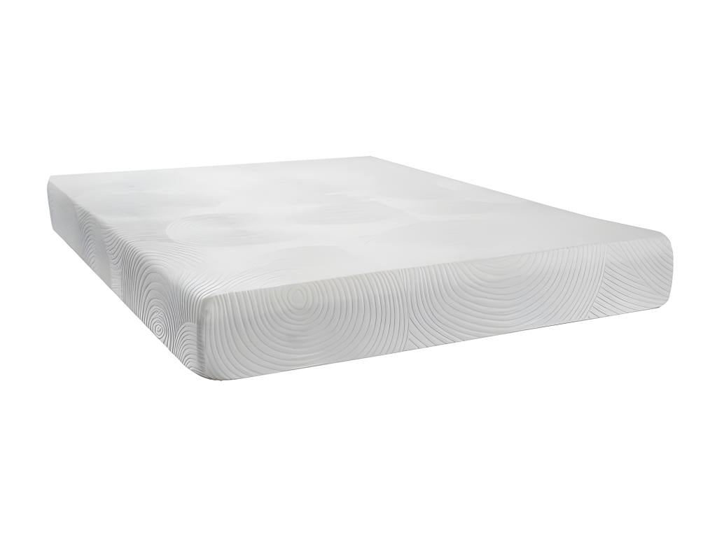 Le Cajoleur foam mattress set with Lysvia grey bed base and legs 140x190 RPJR21110