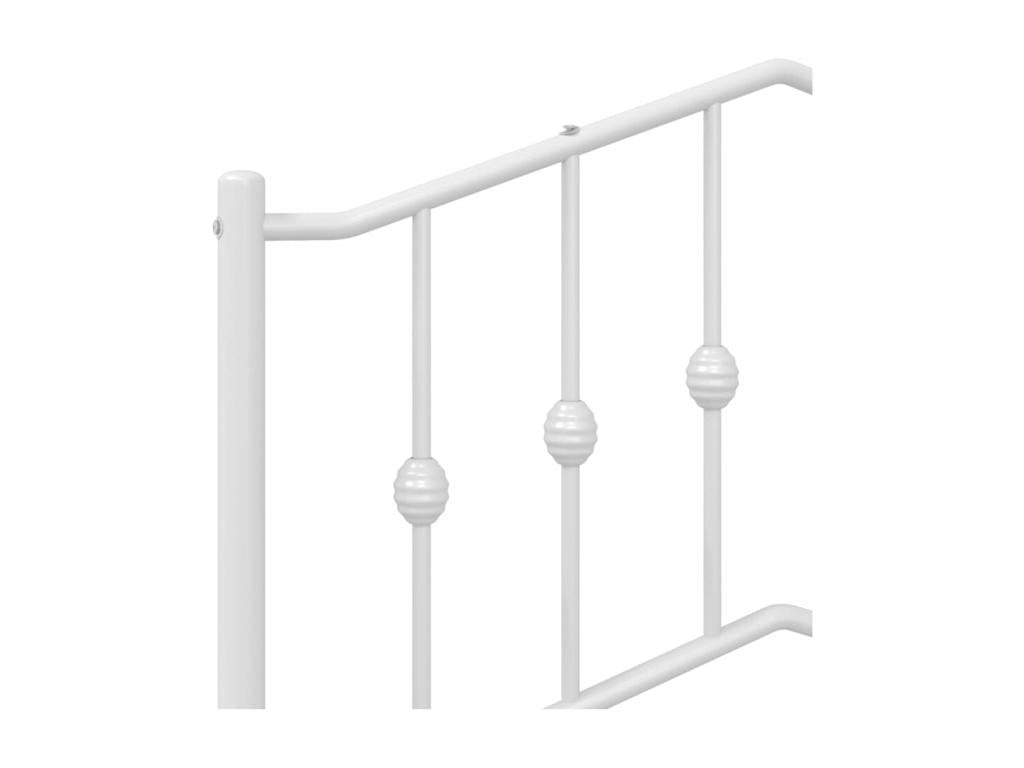 White metal headboard 120cm JDCF43890